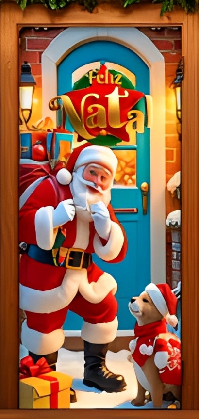 Encanto de Natal - Capas de Portas de 2,10m a 0,84m