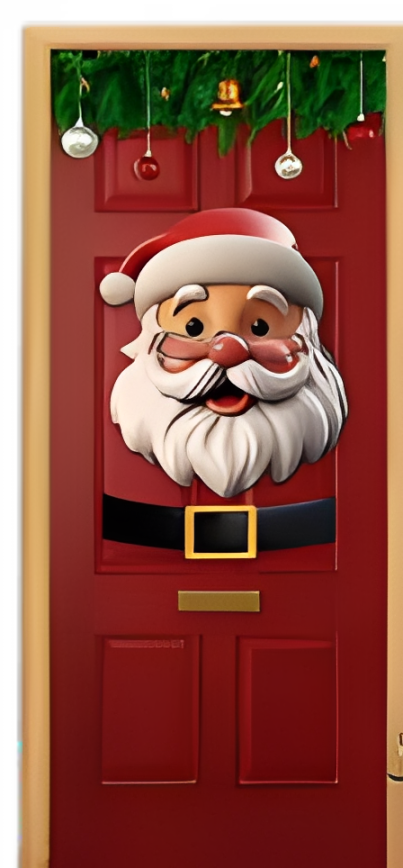 Encanto de Natal - Capas de Portas de 2,10m a 0,84m